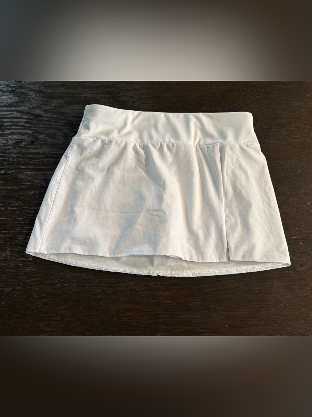 Women’s White Athletic Skort - Lightweight Tennis & Golf Skort (XS)
